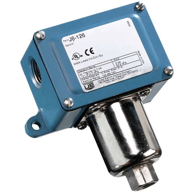 United Electric Pressure Switch, J6 Series Type J6 Models 126 to 160